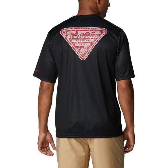 Columbia Men's Ohio State Collegiate Terminal Tackle Shirt Black Size Medium New - Picture 3 of 3